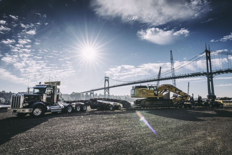 St. Johns bridge black truck and cozad